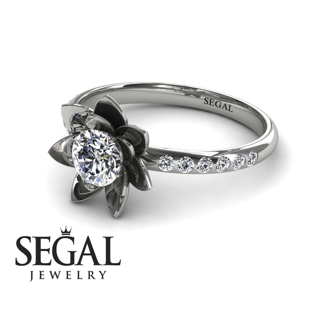 Adam's custom Lotus Flower Diamond ring - Lotus no. 31